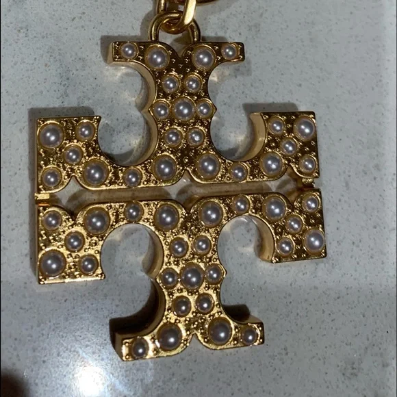 Tory Burch Pearl Key Fob/ Handbag charm. NWT - Picture 6 of 10
